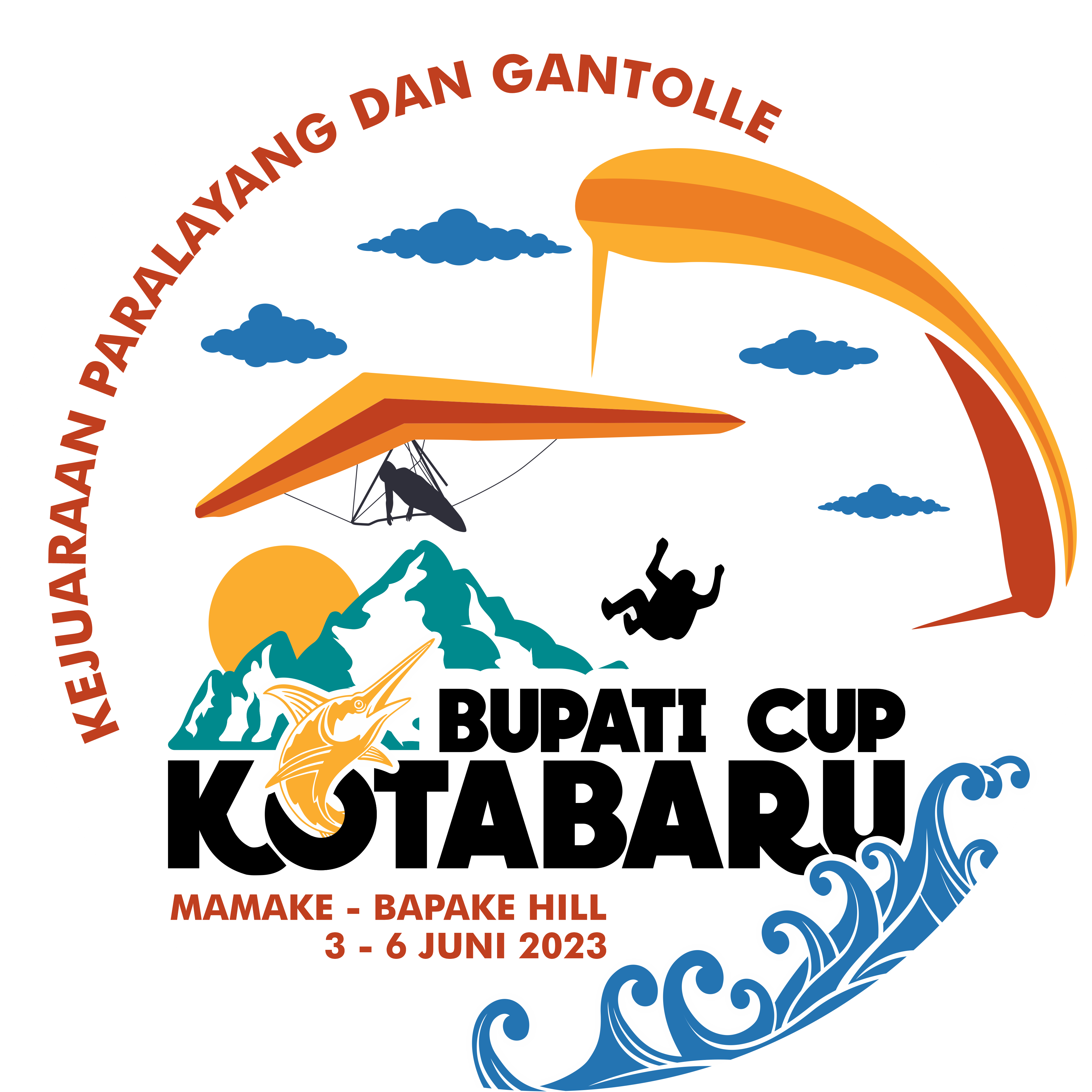 Thumbnail Kejuaraan Paralayang dan Gantolle Bupati Cup, Kotabaru